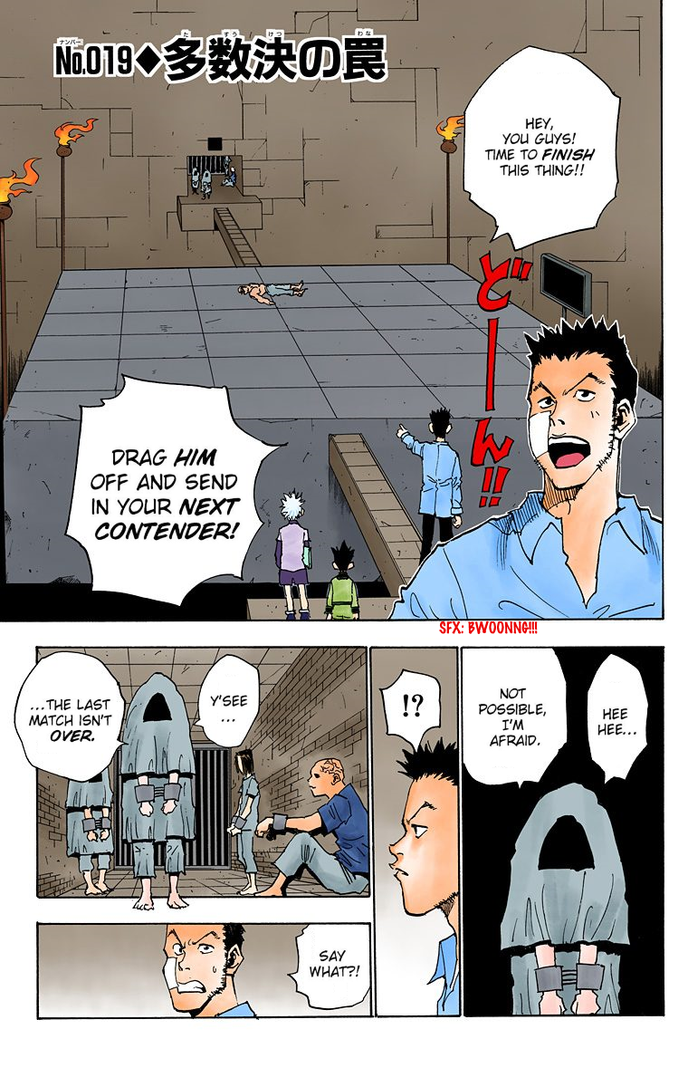 Hunter X Hunter Full Color Vol.3 Chapter 19: The Trap Of Majority Rules - Picture 1