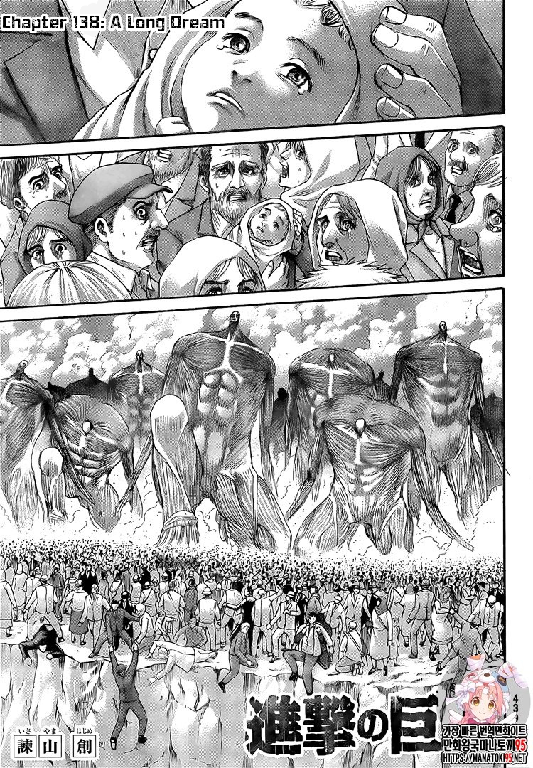 Attack On Titan Vol.34 Chapter 138: A Long Dream - Picture 1