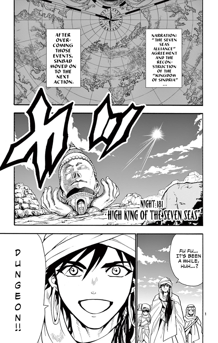 Magi - Sinbad No Bouken Chapter 181: High King Of The Seven Seas - Picture 1