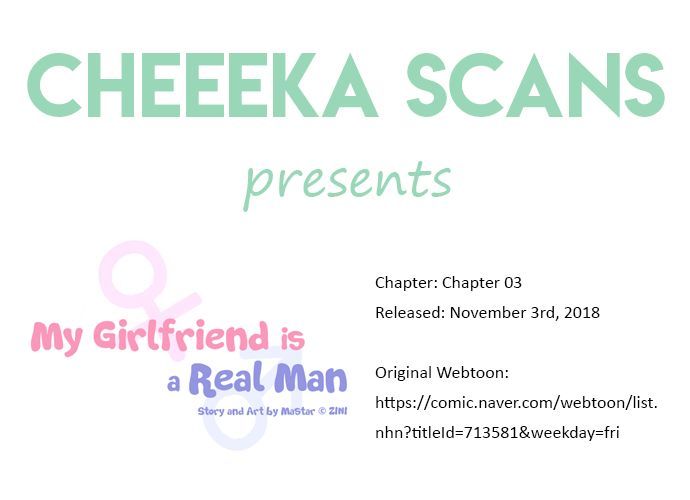 My Girlfriend Is A Real Man Chapter 3 : Awareness Of Reality - Picture 1