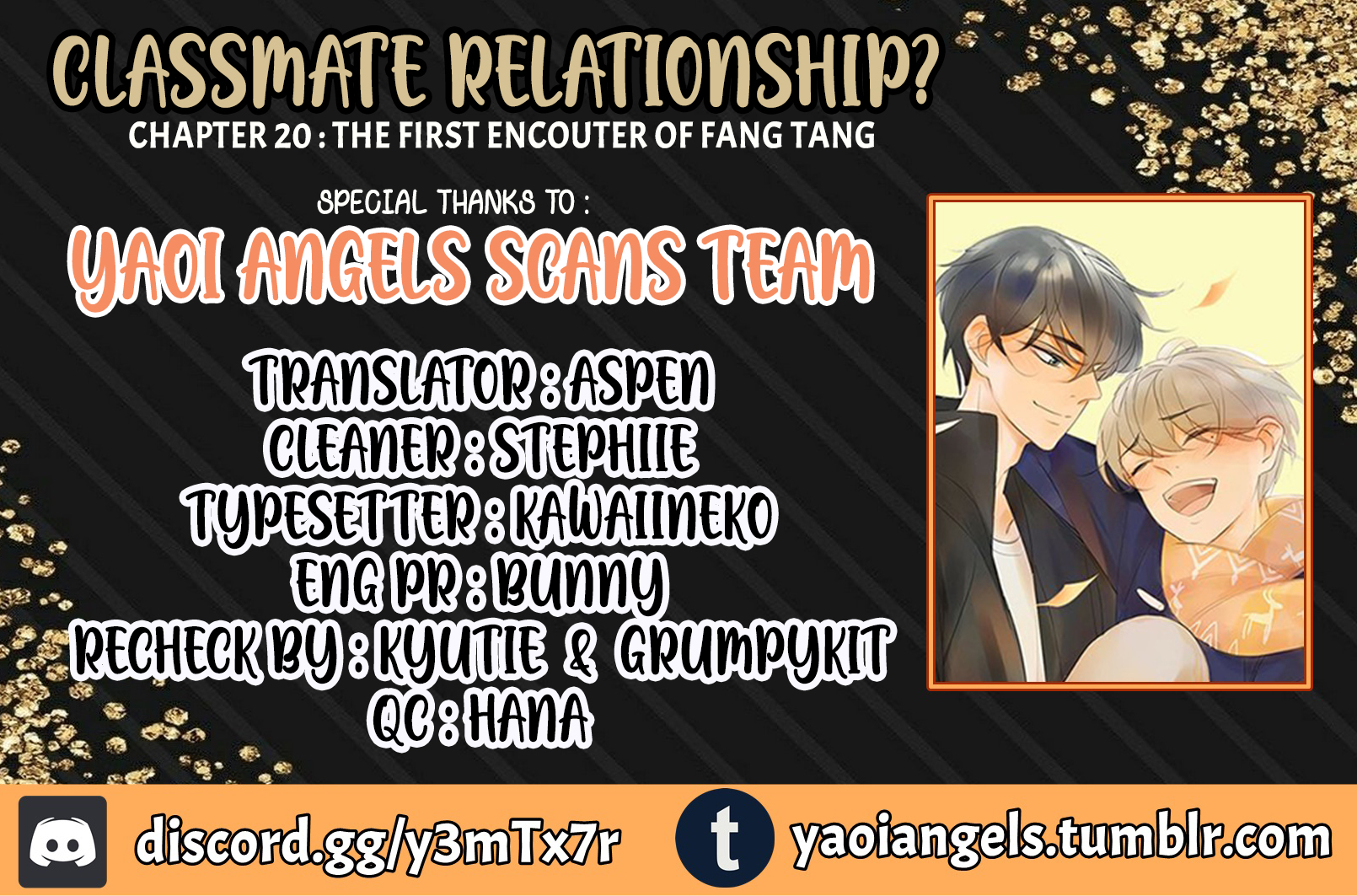 Classmate Relationship? Chapter 20: The First Encouter Of Fang Tang - Picture 1