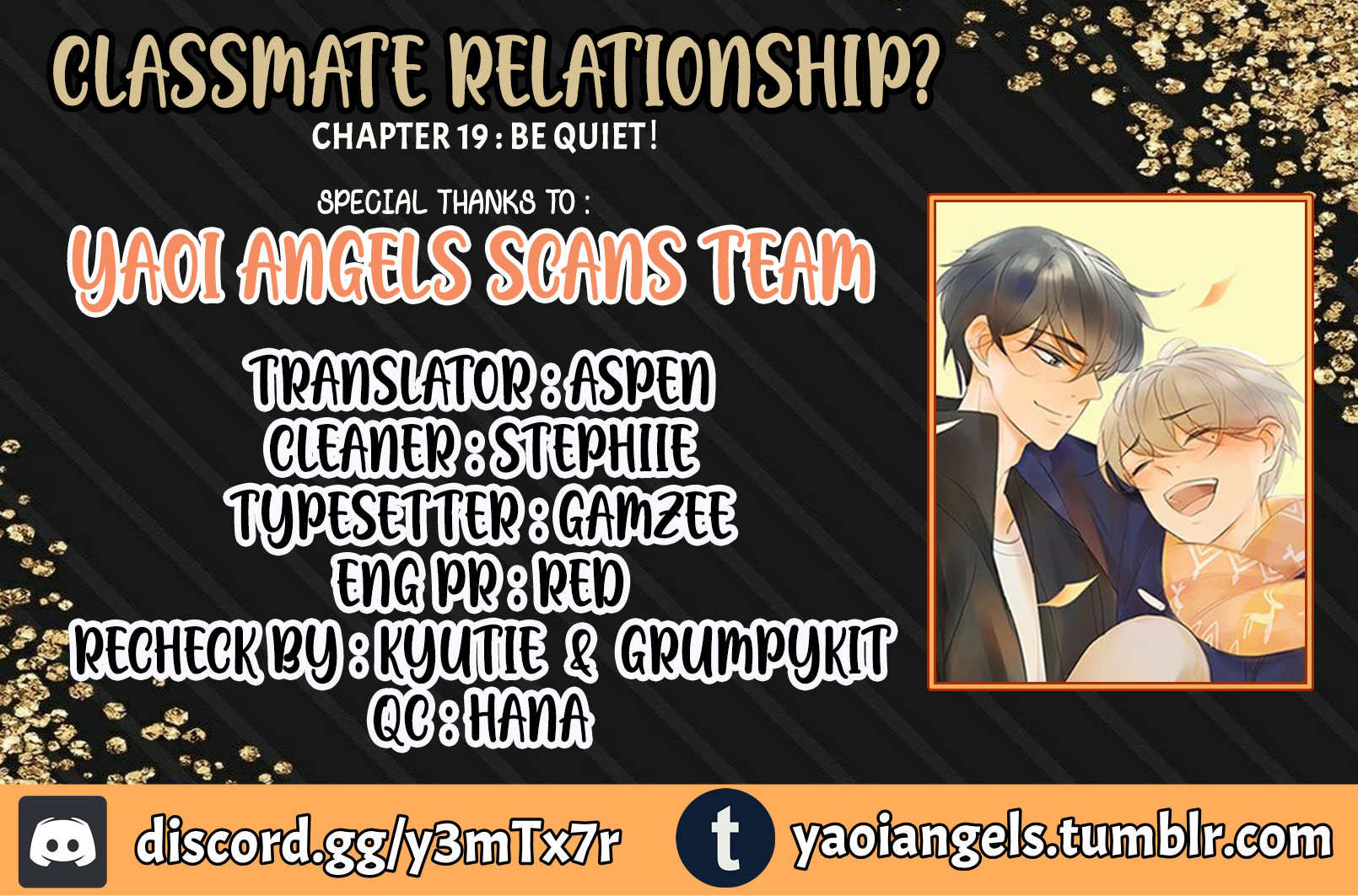 Classmate Relationship? Chapter 19: Be Quiet！ - Picture 1