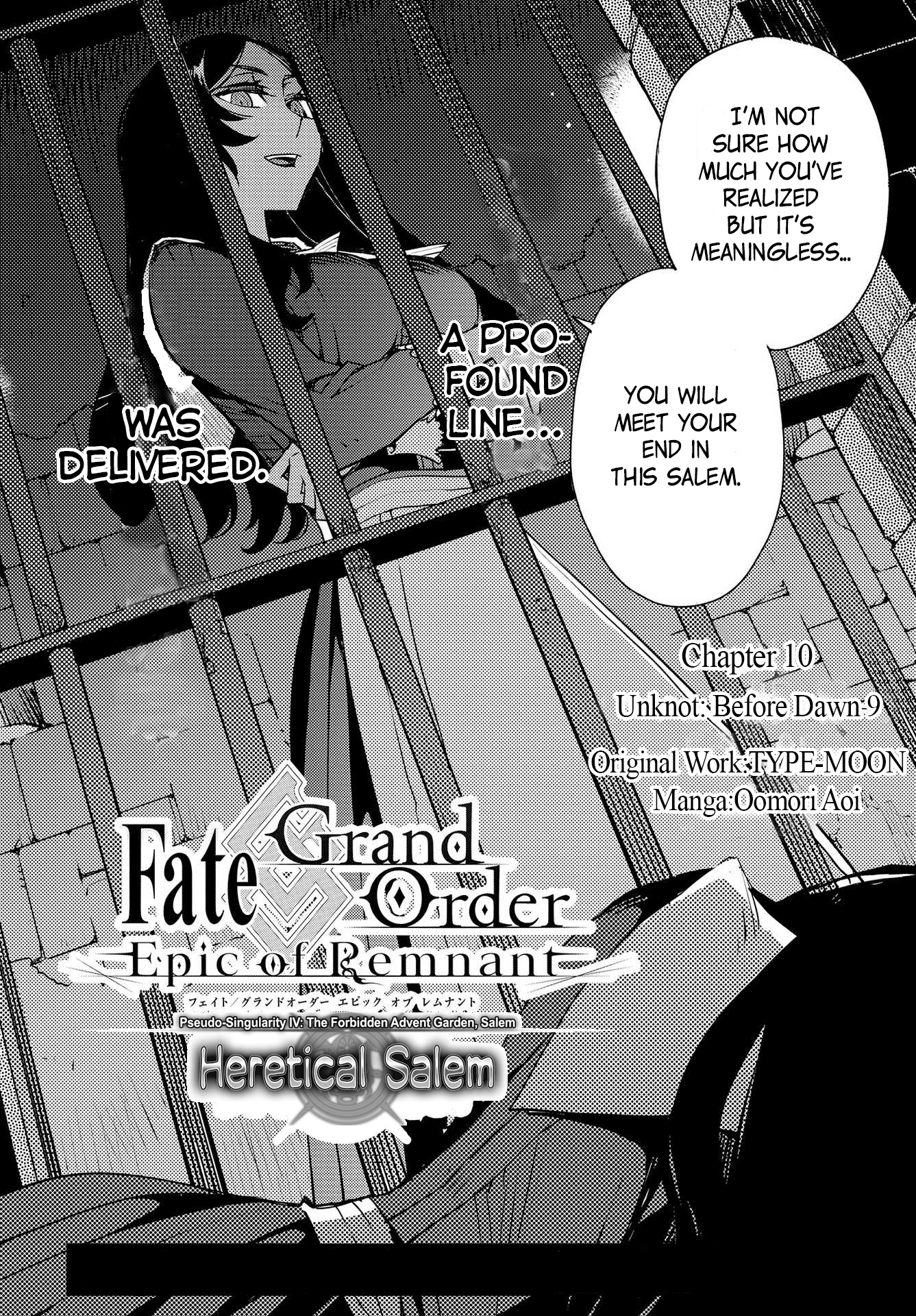 Fate/grand Order: Epic Of Remnant: Pseudo-Singularity Iv: The Forbidden Advent Garden, Salem - Heretical Salem Chapter 10: Unknot: Before Dawn 9 - Picture 2