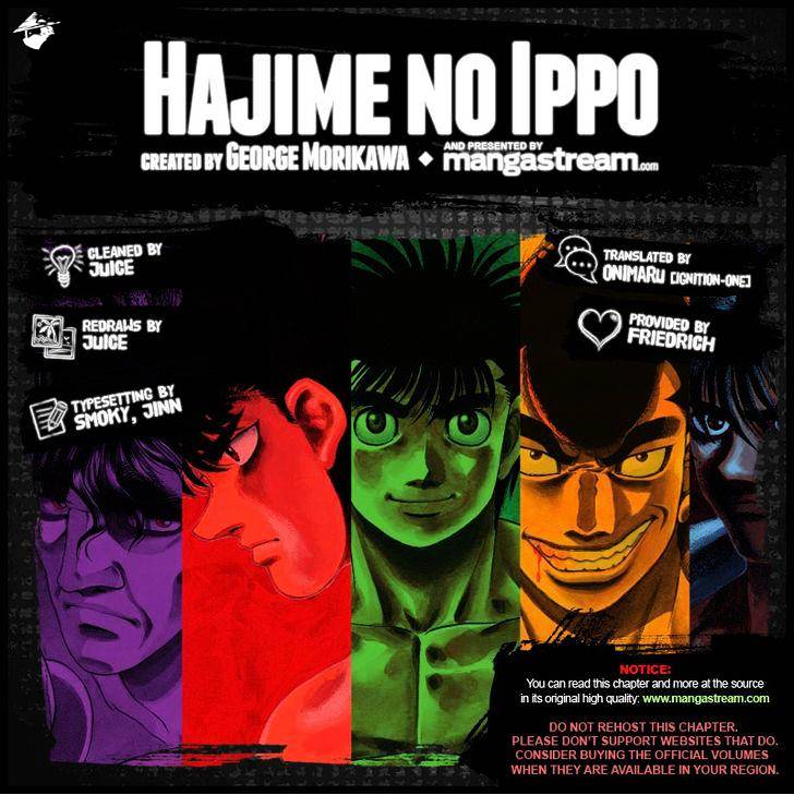 Hajime No Ippo Chapter 1016 : Machismo Vs. Earnestness - Picture 2