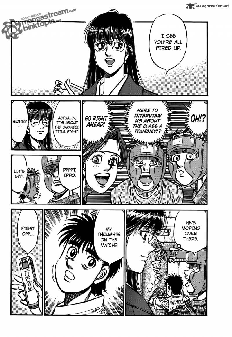 Hajime No Ippo Chapter 945 : The Key To Unsealing - Picture 2