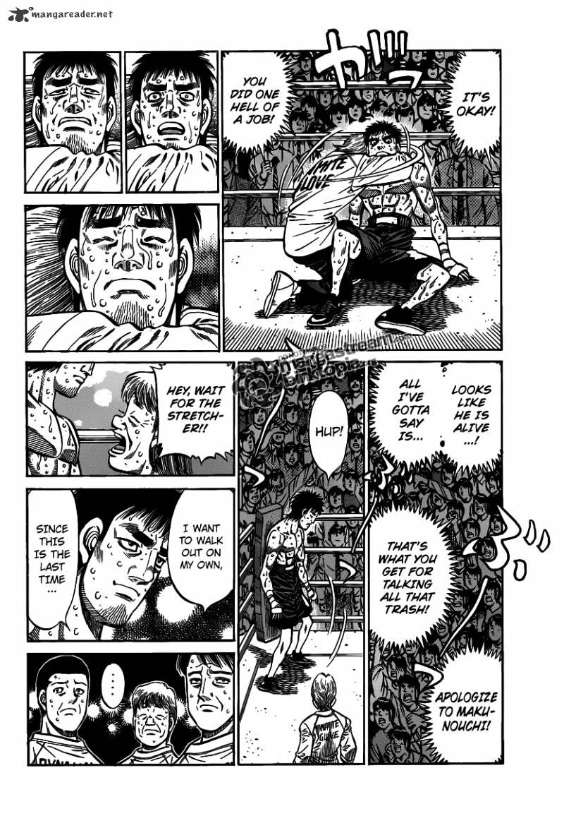 Hajime No Ippo Chapter 940 : The Featherweight Card Is Full - Picture 3