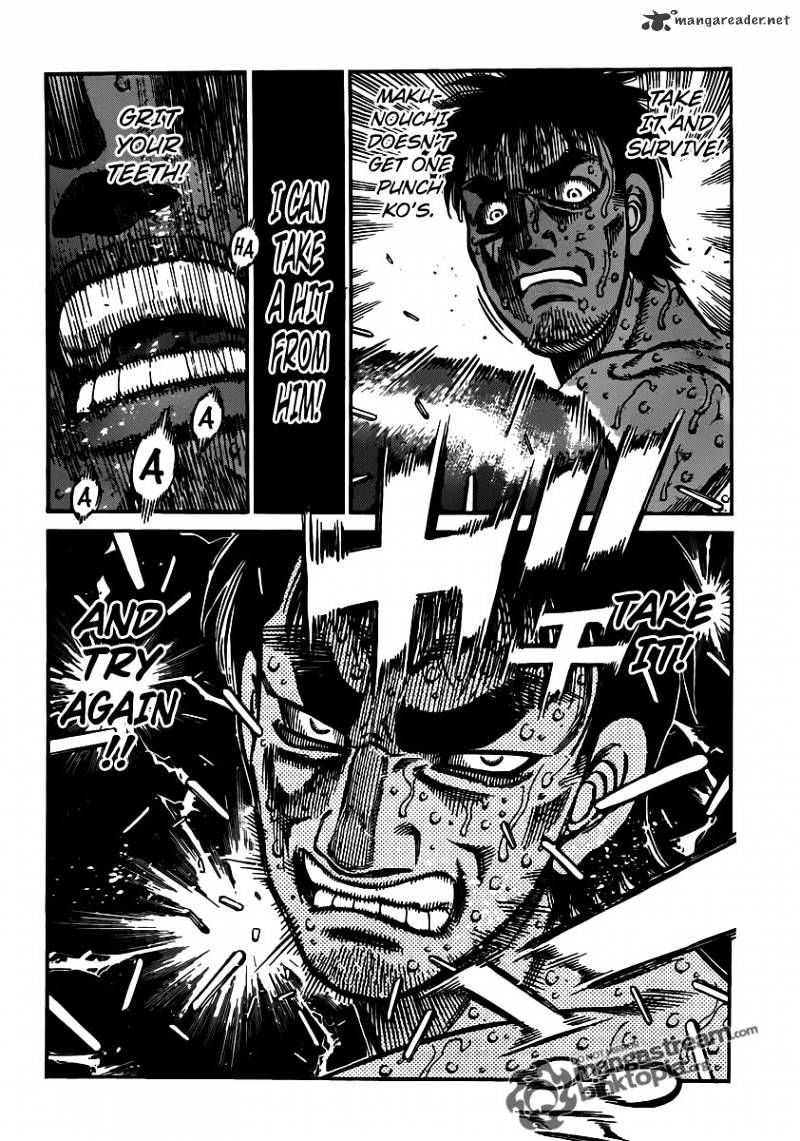 Hajime No Ippo Chapter 939 : Surviving Multiple Hits - Picture 2