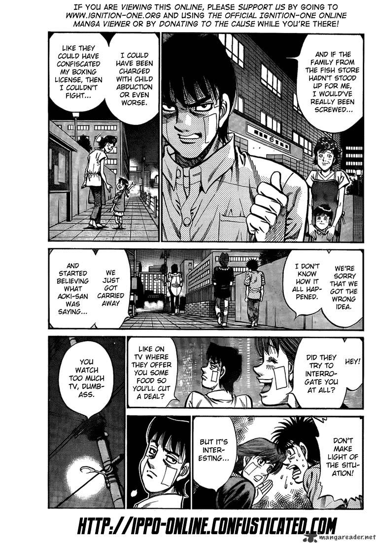 Hajime No Ippo Chapter 915 : Forecast Rain Of Blood - Picture 3