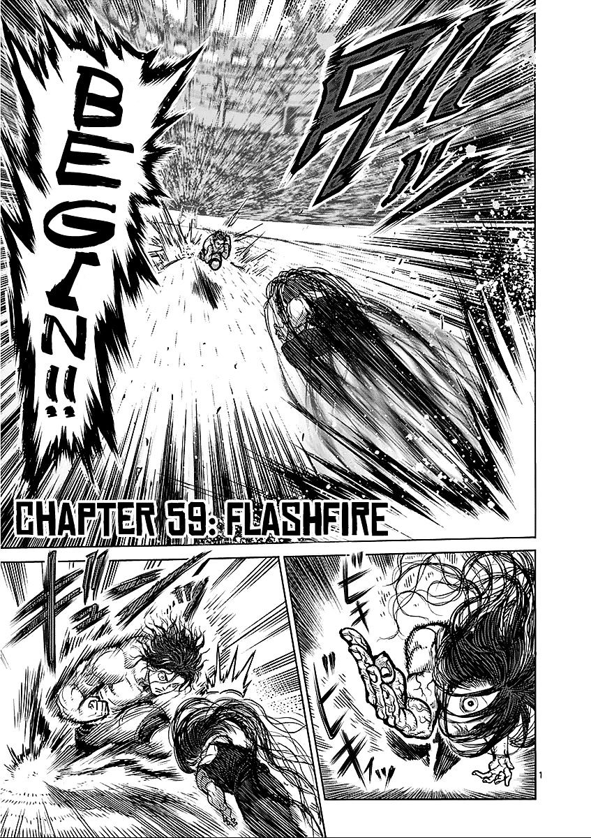 Kengan Ashua Vol.8 Chapter 59 V2 : Flashfire - Picture 1