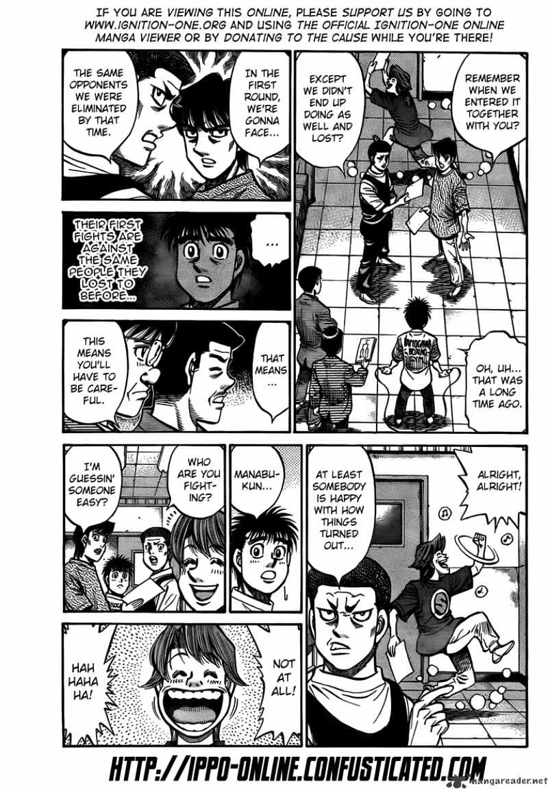 Hajime No Ippo Chapter 859 : Excitement And Aphorisms - Picture 3