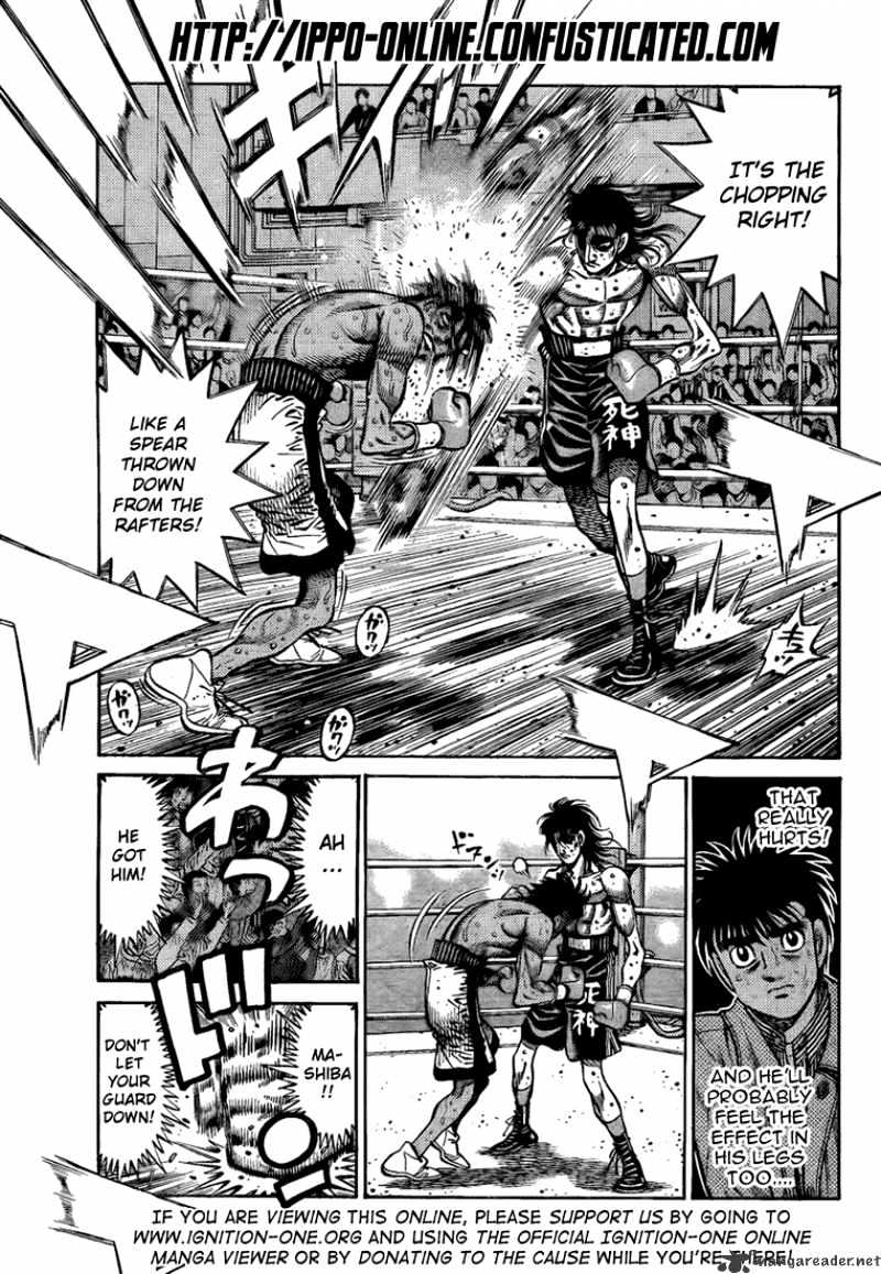 Hajime No Ippo Chapter 854 : A Dull Challenger - Picture 3