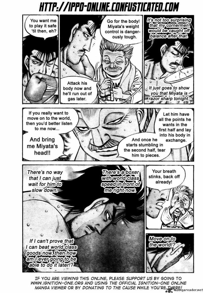 Hajime No Ippo Chapter 824 : The Unstoppable Punch - Picture 3