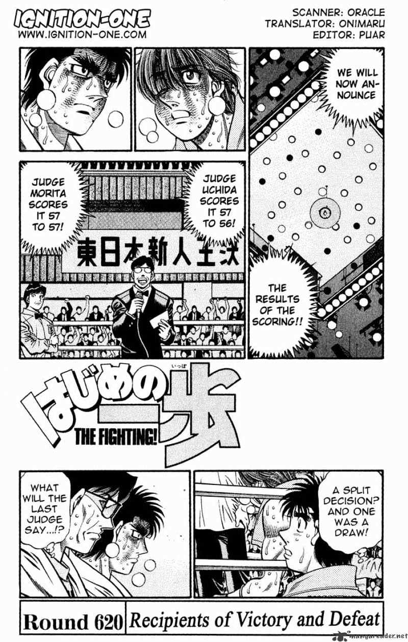 Hajime No Ippo Chapter 620 : The Winner And The Loser - Picture 1