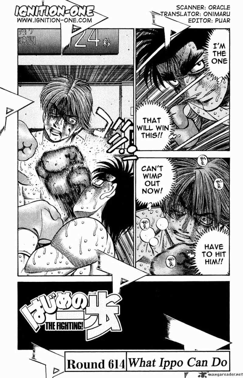 Hajime No Ippo Chapter 614 : What Ippo Can Do - Picture 1