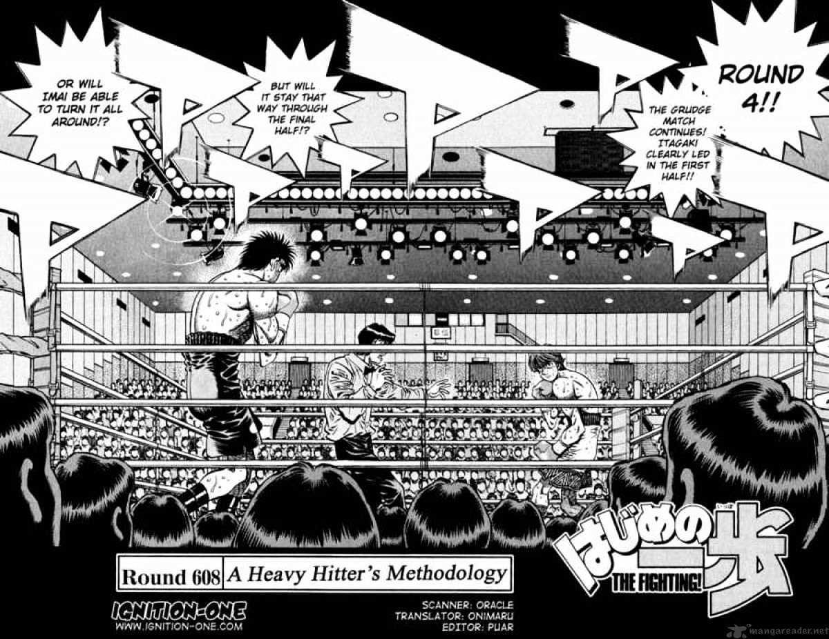 Hajime No Ippo Chapter 608 : A Heavy Hitter S Theory - Picture 2