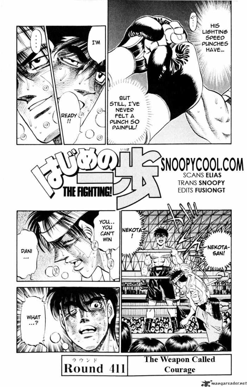 Hajime No Ippo Chapter 411 - Picture 1