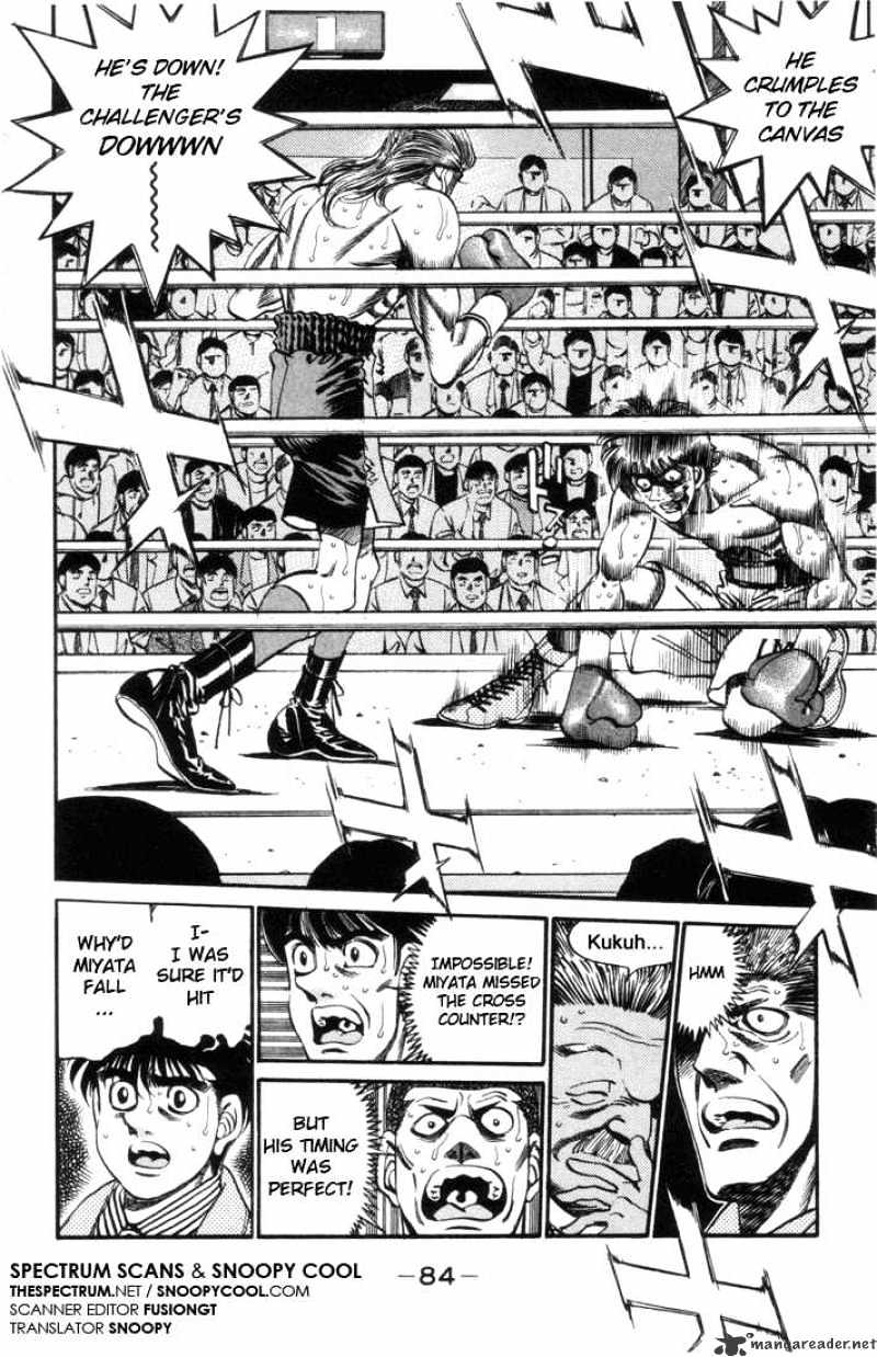 Hajime No Ippo Chapter 320 : Bloody Cross - Picture 2