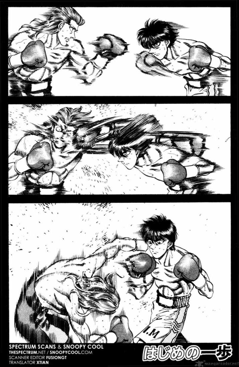 Hajime No Ippo Chapter 319 : The Moment The Cross Is Painted - Picture 1