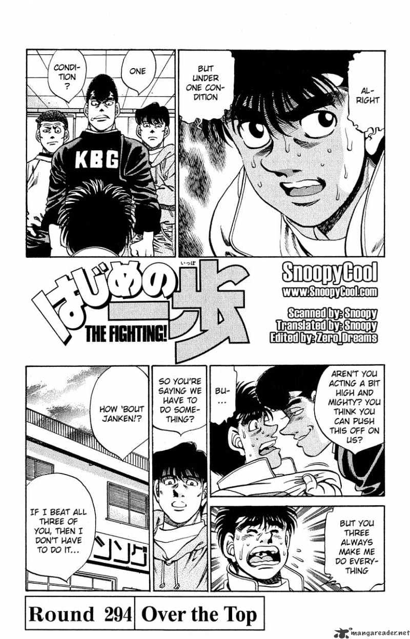 Hajime No Ippo Chapter 294 - Picture 1