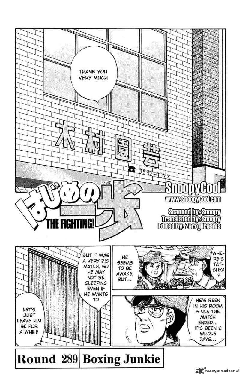 Hajime No Ippo Chapter 289 - Picture 1