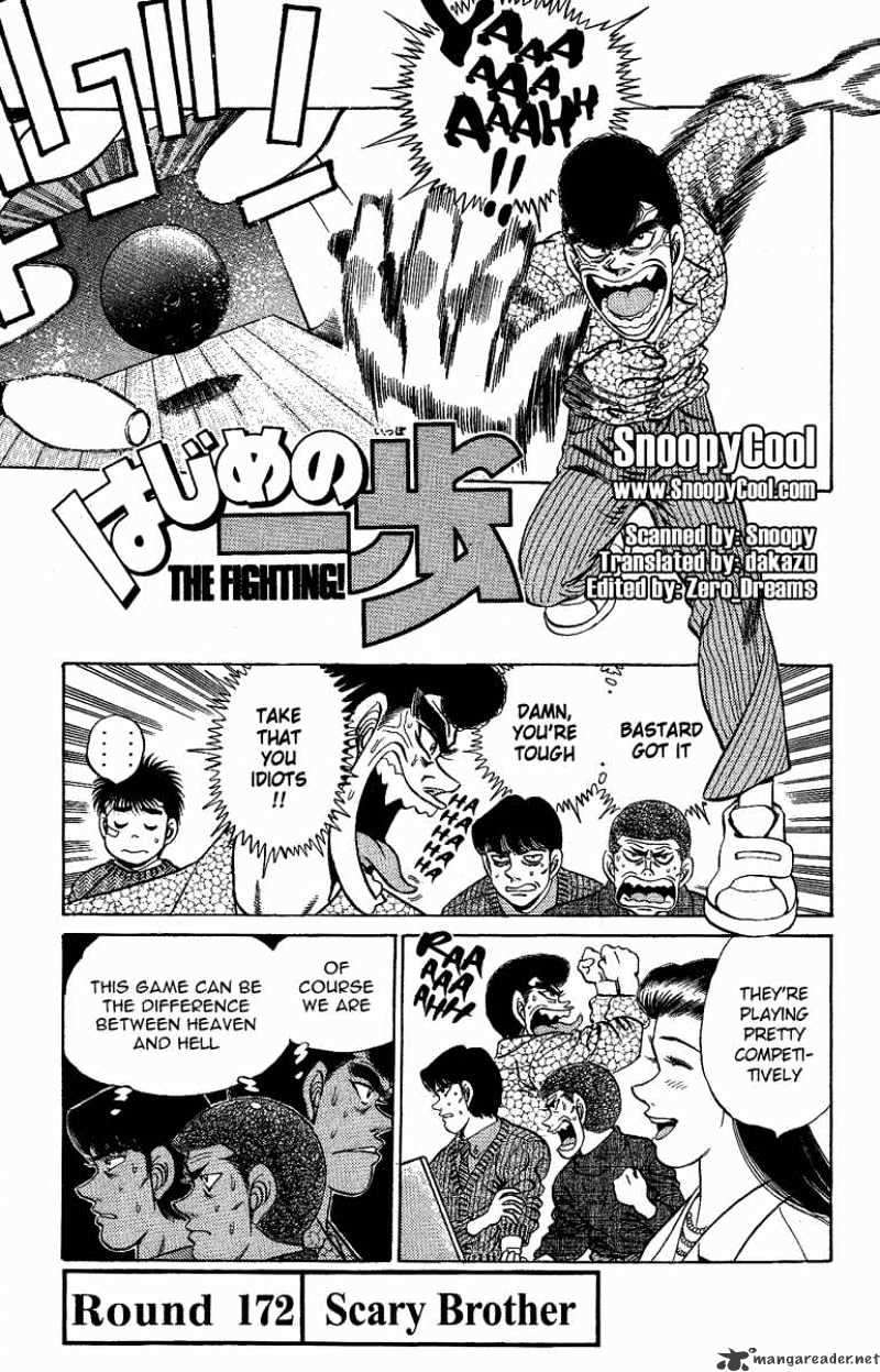 Hajime No Ippo Chapter 172 - Picture 1