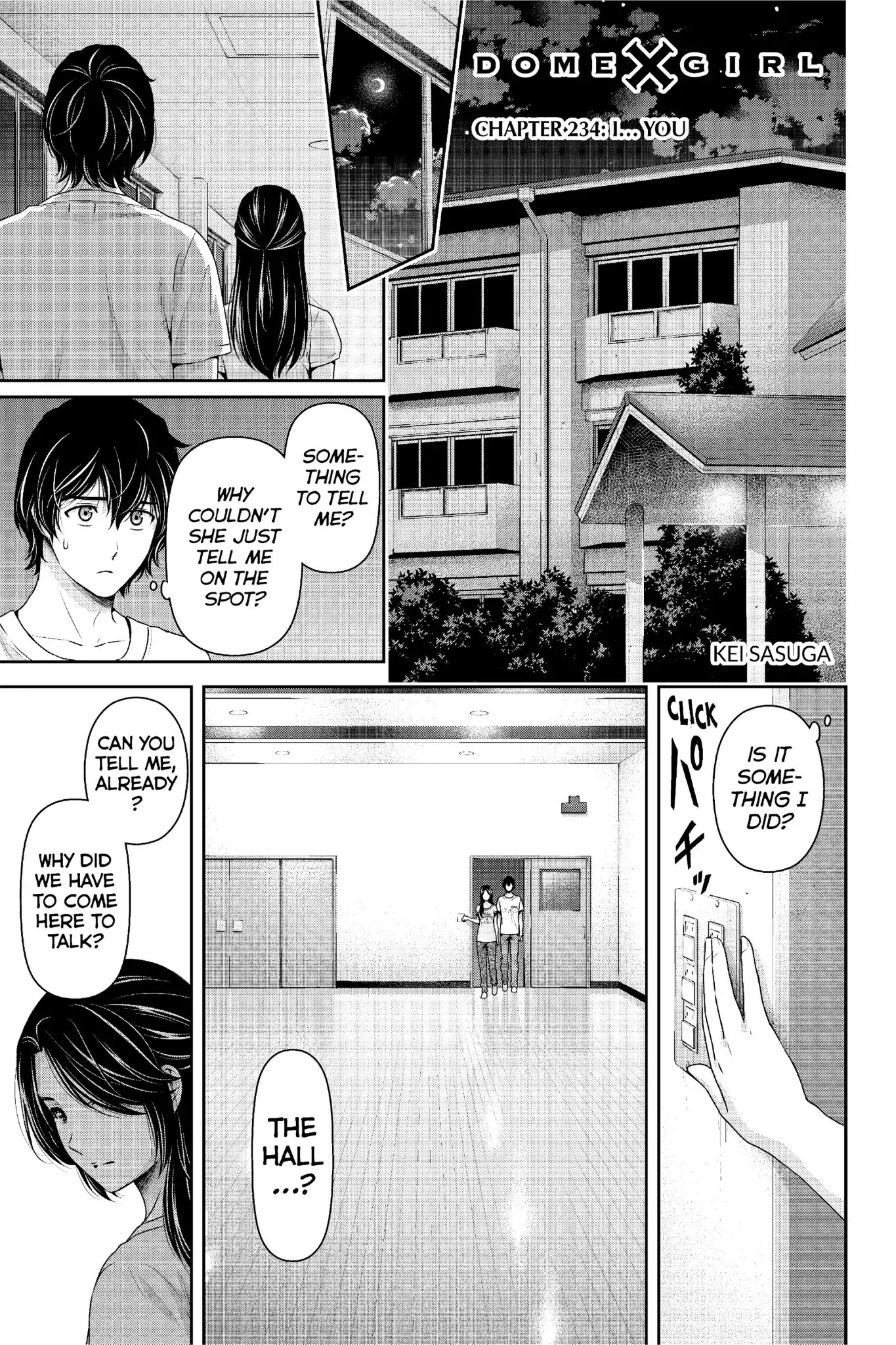 Domestic Na Kanojo Chapter 234: I...you - Picture 2