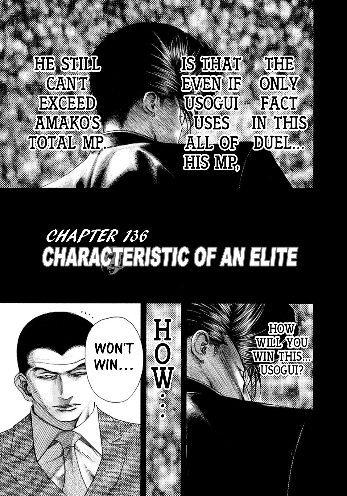 Usogui Chapter 136: Characteristic Of An Elite - Picture 1