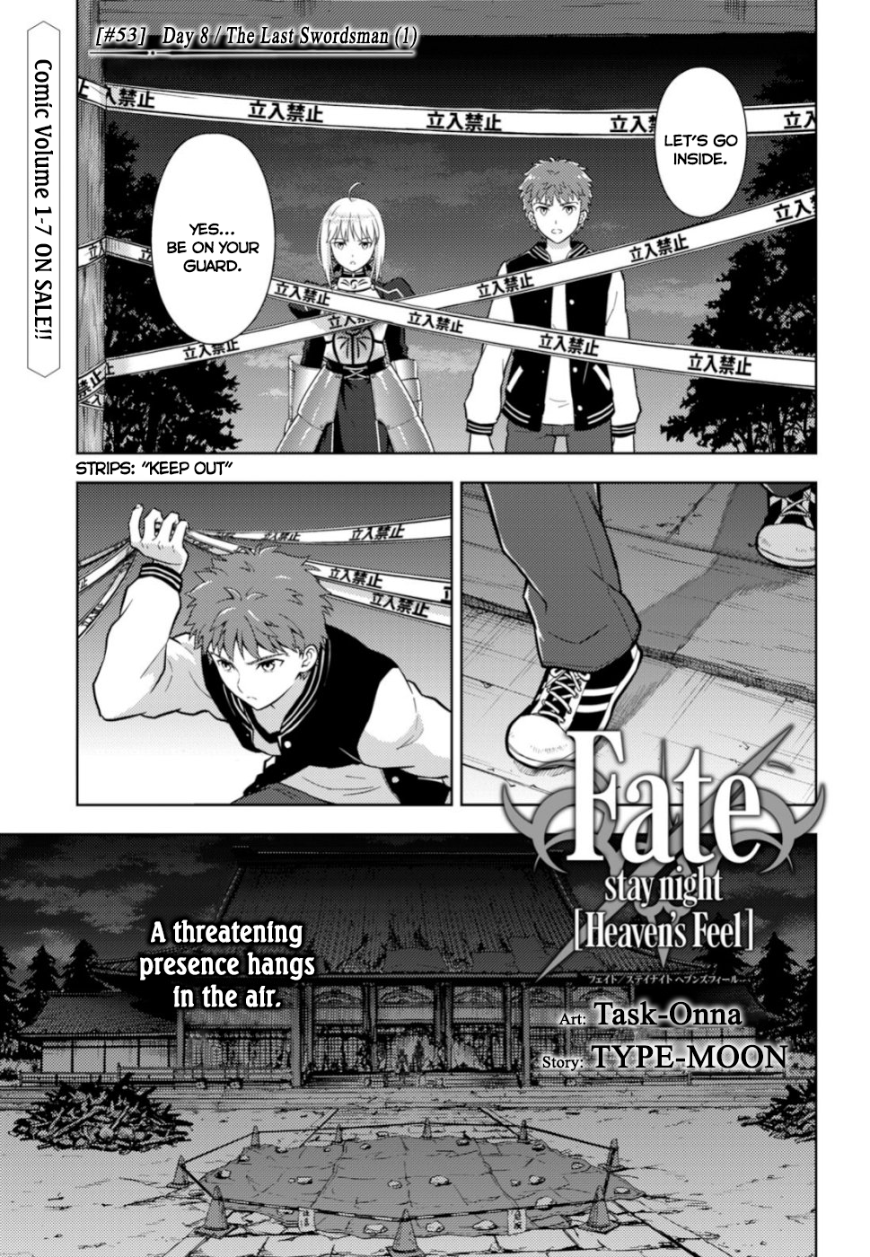 Fate/stay Night - Heaven's Feel Vol.8 Chapter 53: Day 8 / The Last Swordsman (1) - Picture 1