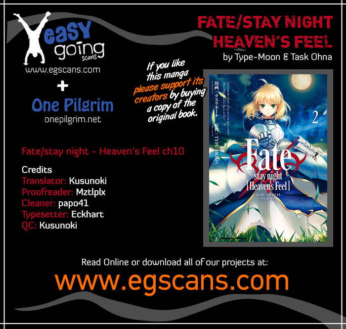 Fate/stay Night - Heaven's Feel Vol.0 Chapter 10: Day 3 / The Mightiest Enemy (1) - Picture 1