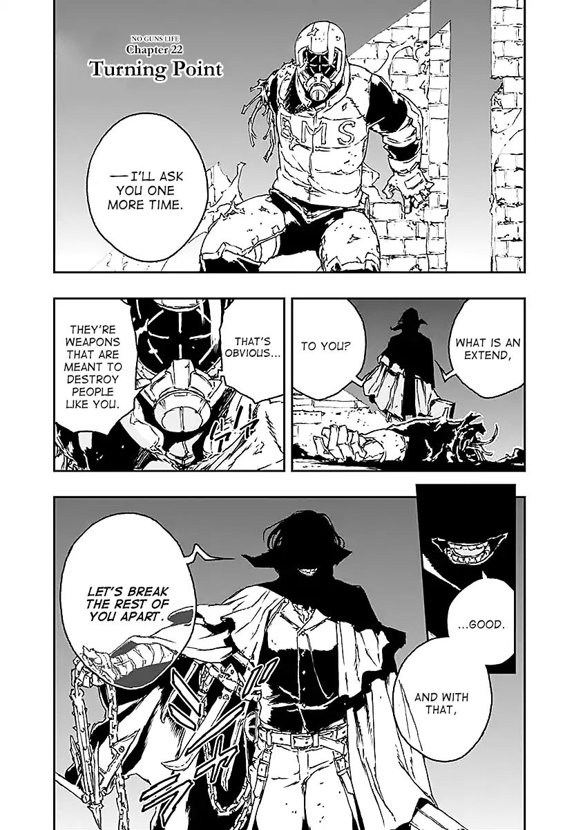 No Guns Life Vol.4 Chapter 22: Turning Point - Picture 1