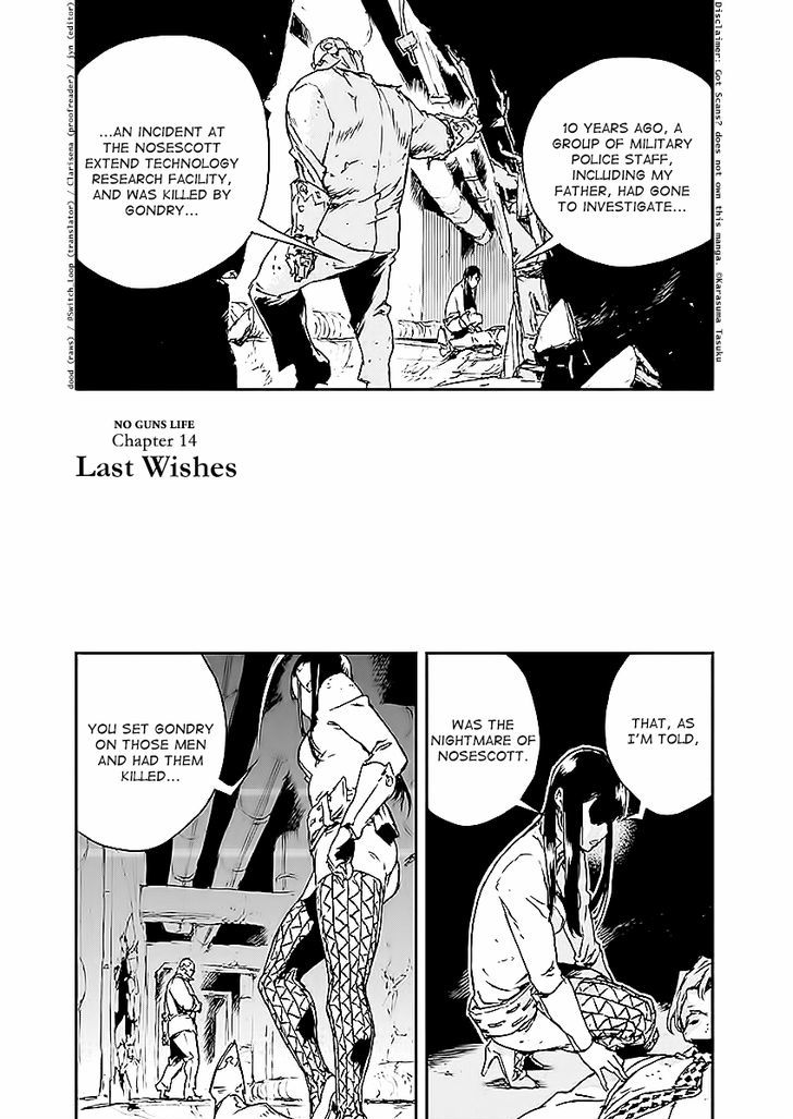 No Guns Life Vol.3 Chapter 14 : Last Wishes - Picture 1