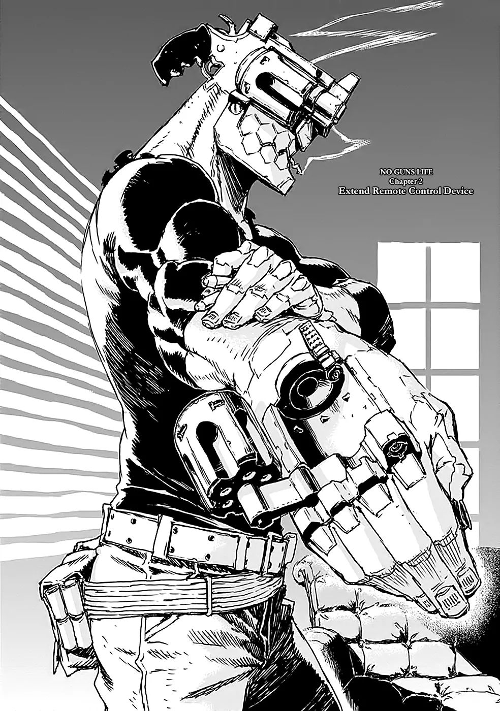 No Guns Life Vol.1 Chapter 2: Extend Remote Control Device - Picture 1