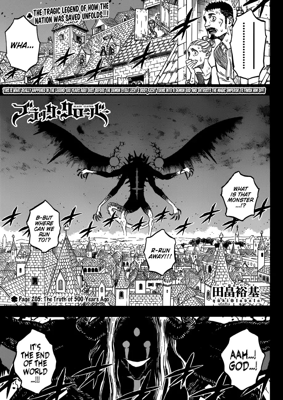 Black Clover Chapter 205: The Truth Of 500 Years Ago - Picture 1
