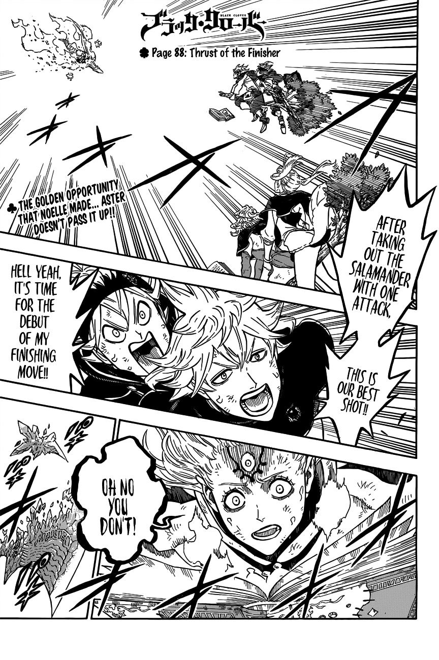 Black Clover Chapter 88 : Thrust Of The Finisher - Picture 1