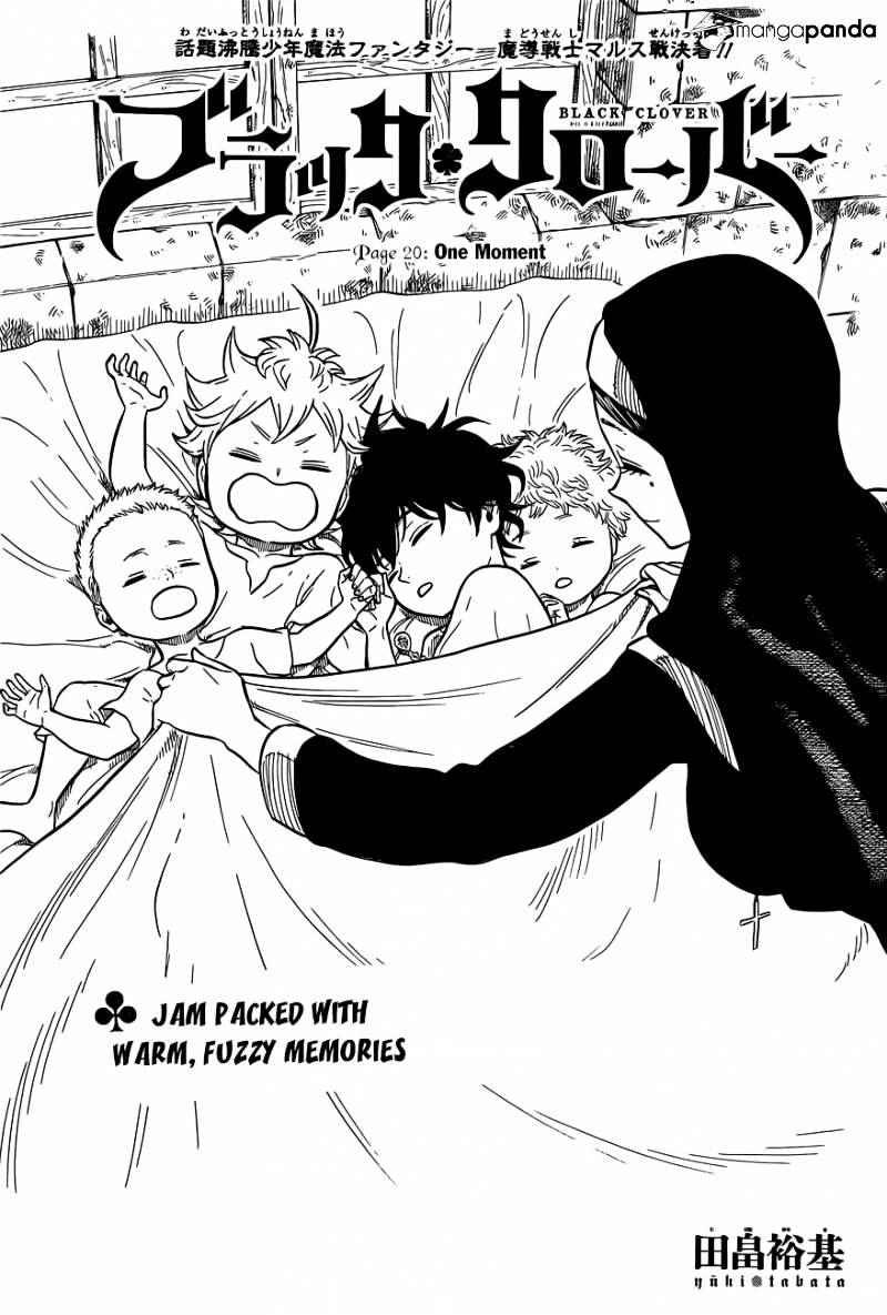 Black Clover Chapter 20 : One Moment - Picture 1