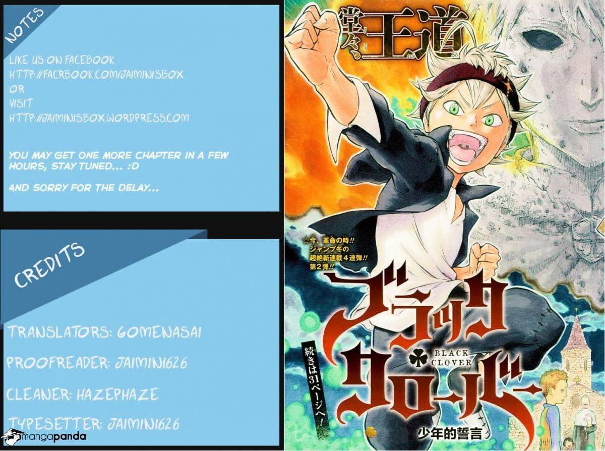 Black Clover Chapter 7 : Beast - Picture 1