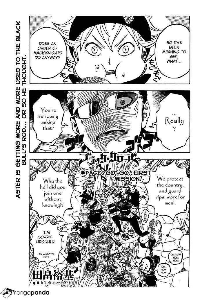Black Clover Chapter 6 : Go Go, First Misson !!! - Picture 2