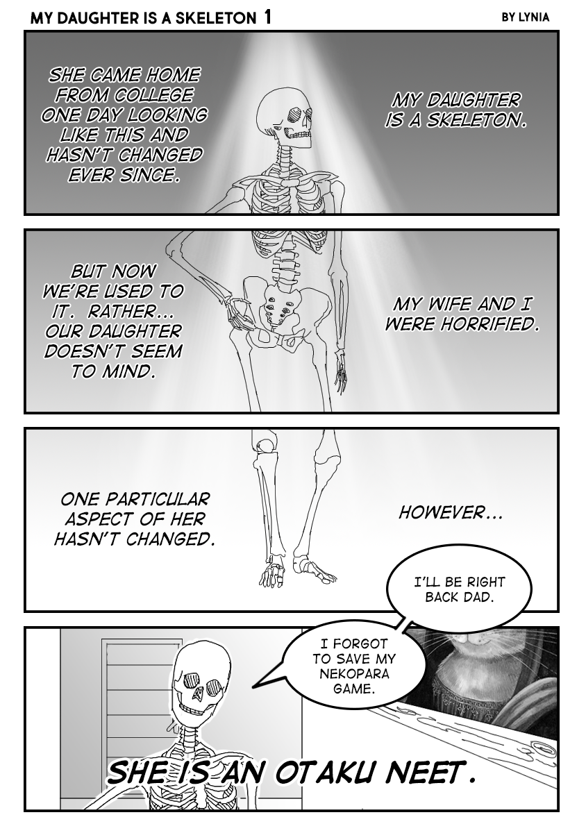 My Daughter Is A Skeleton - Page 1