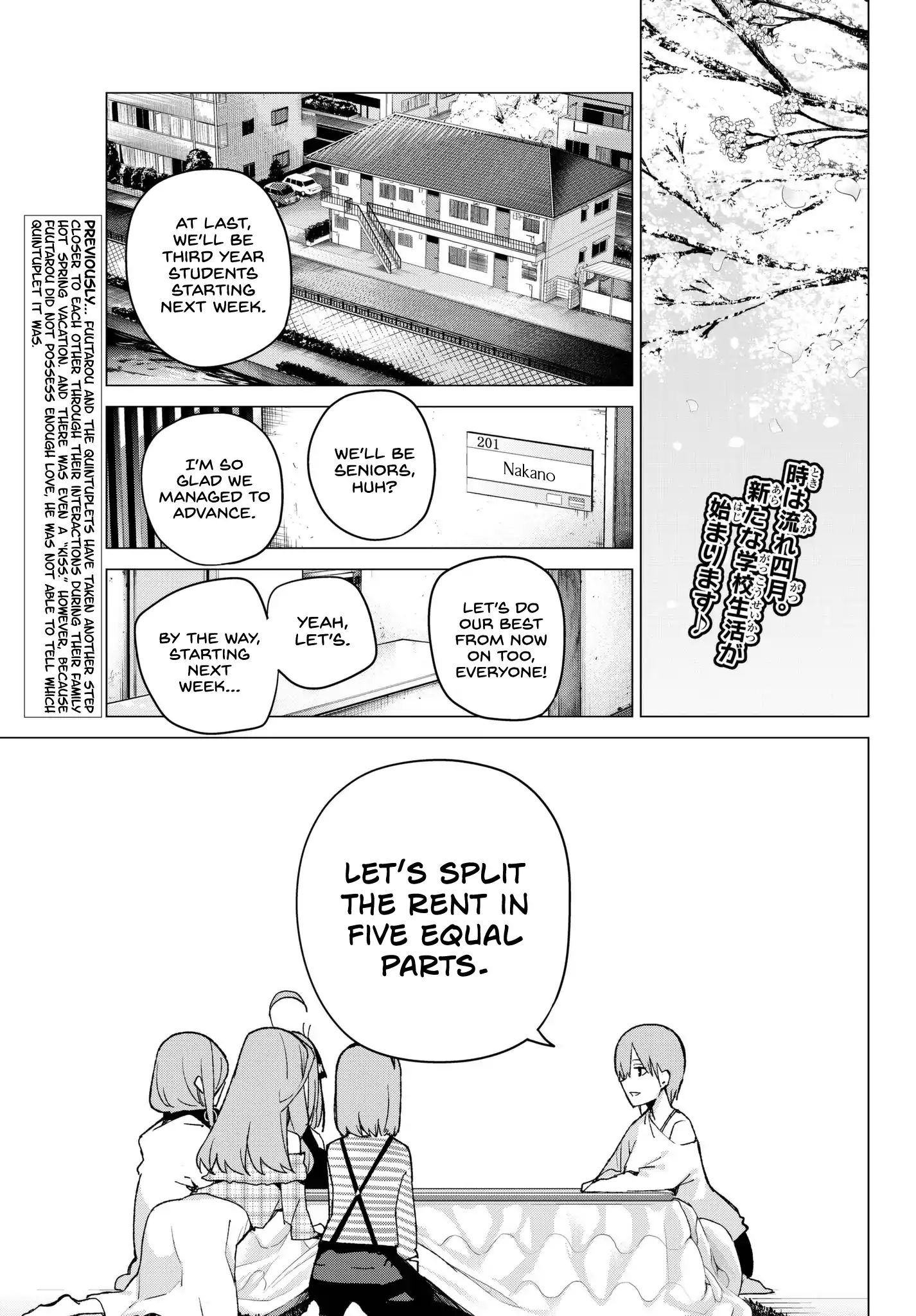 Go-Toubun No Hanayome Chapter 69: Welcome To Class 3-1 - Picture 3