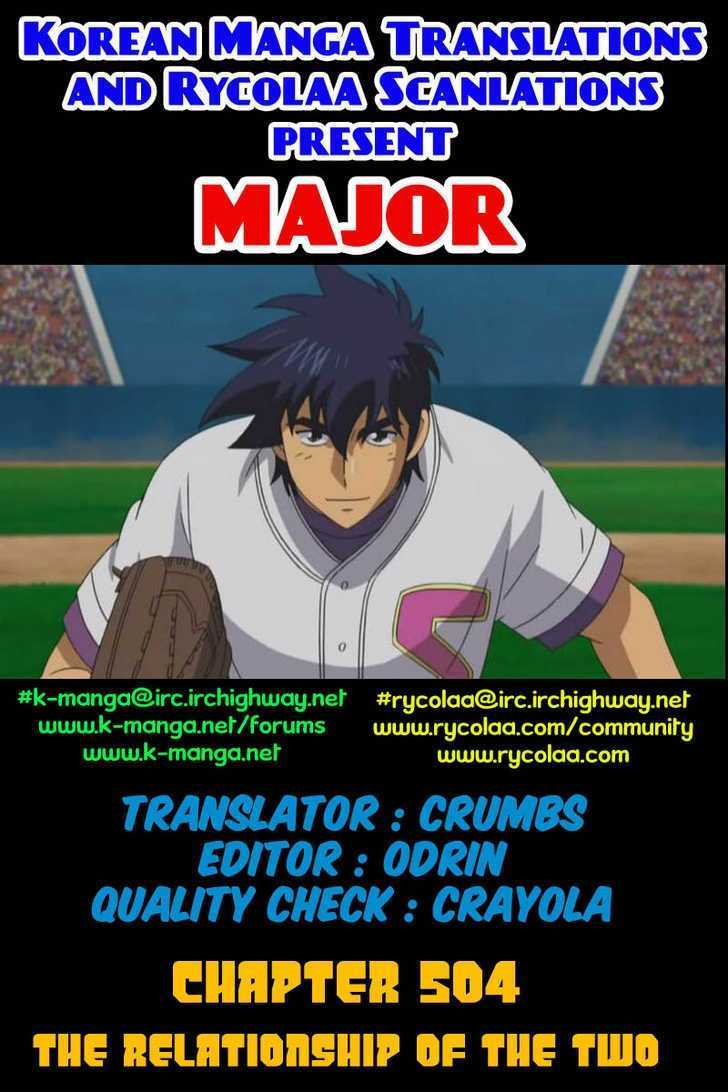 Major Vol.54 Chapter 504 : The Relationship Of The Two - Picture 1