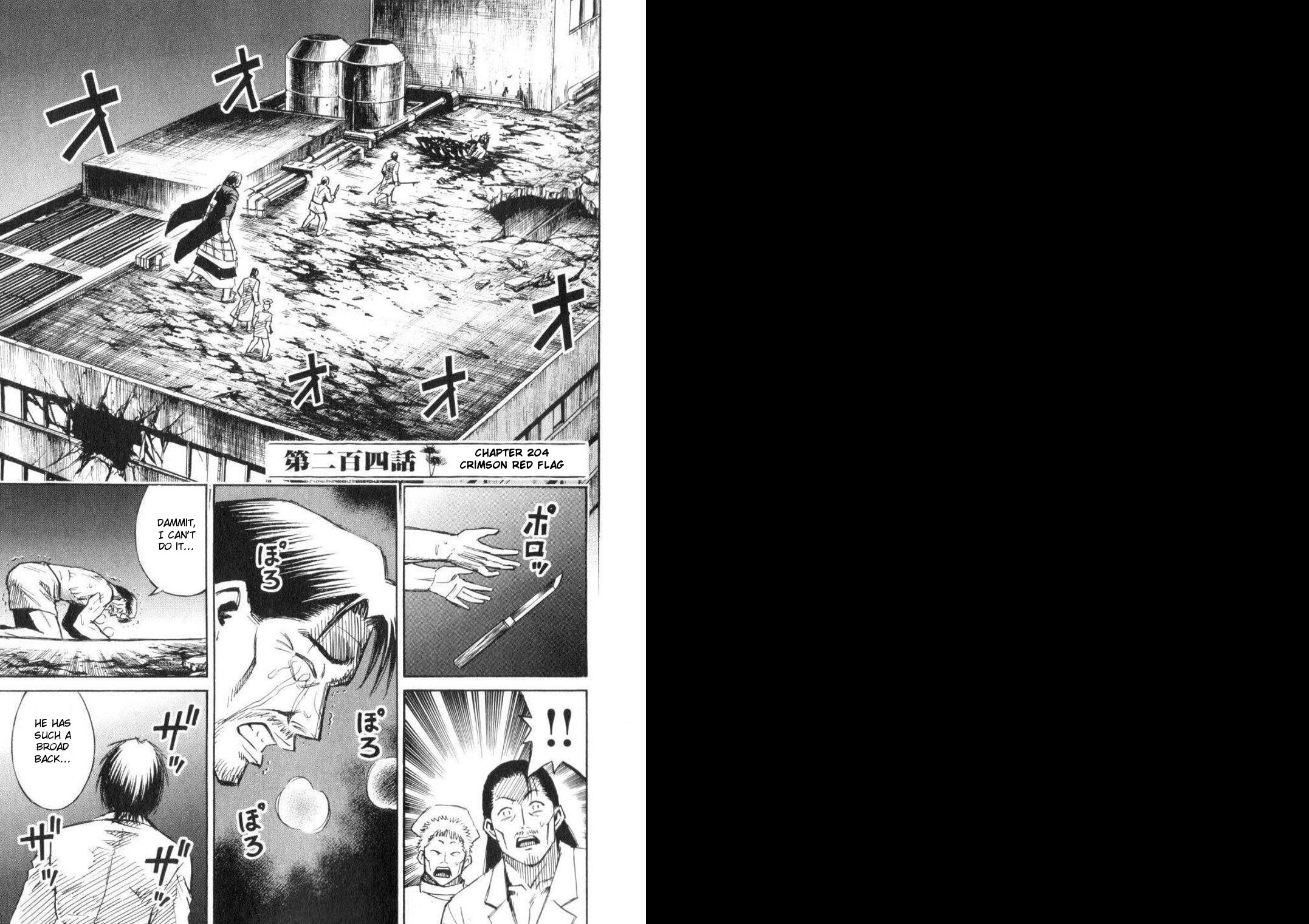 Higanjima Vol.21 Chapter 204: Crimson Red Flag - Picture 1