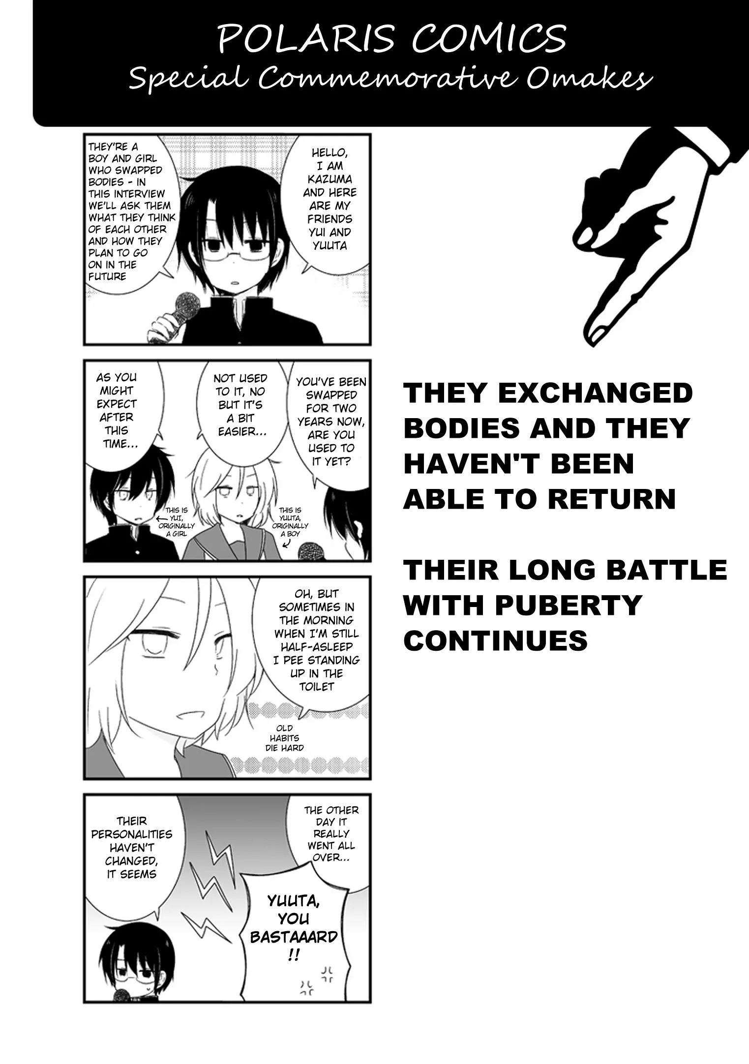 Shishunki Bitter Change Vol.2 Chapter 11.2: Kazuma Interviews Yuuta And Yui - Picture 1