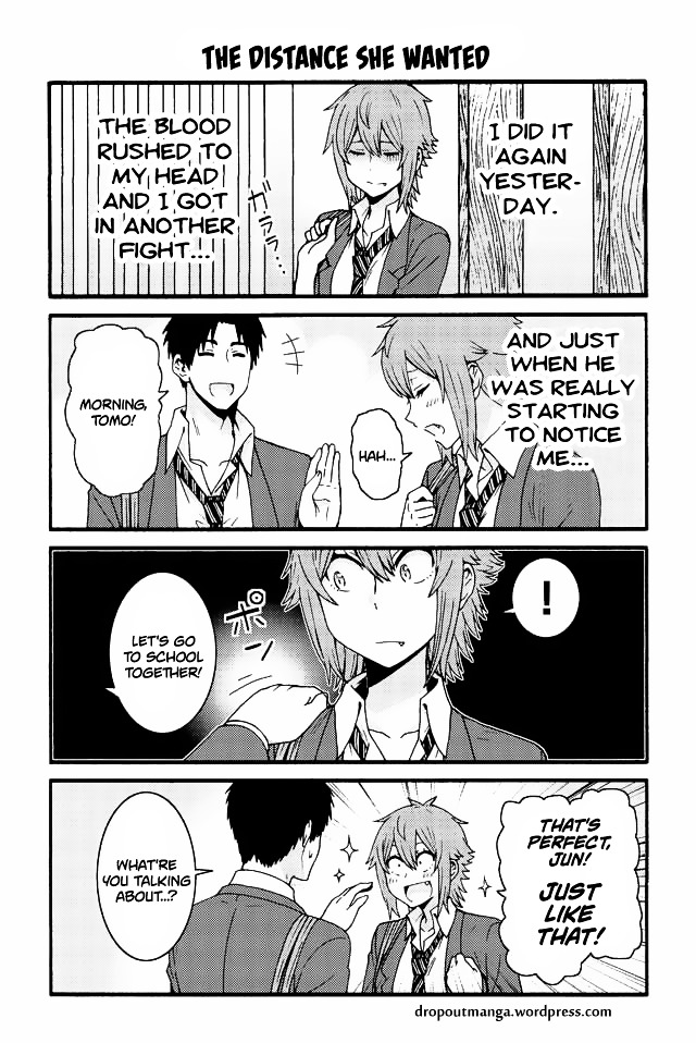 Tomo-Chan Wa Onnanoko! Chapter 547 : The Distance She Wanted - Picture 1