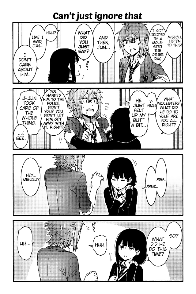 Tomo-Chan Wa Onnanoko! Chapter 69: Can't Just Ignore That - Picture 1