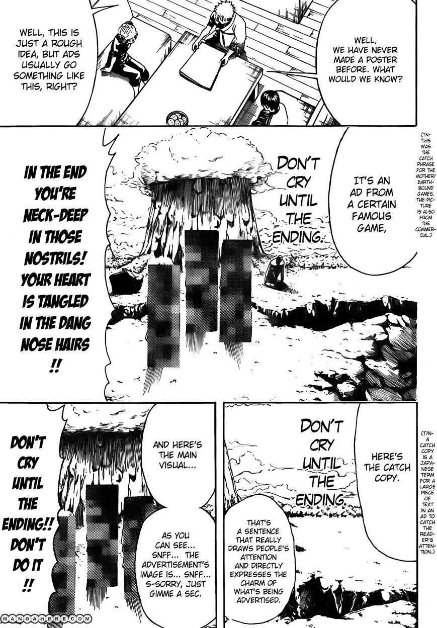 Gintama Chapter 416 : Dudes With Huge Nostrils Also Have Huge Imaginations - Picture 3