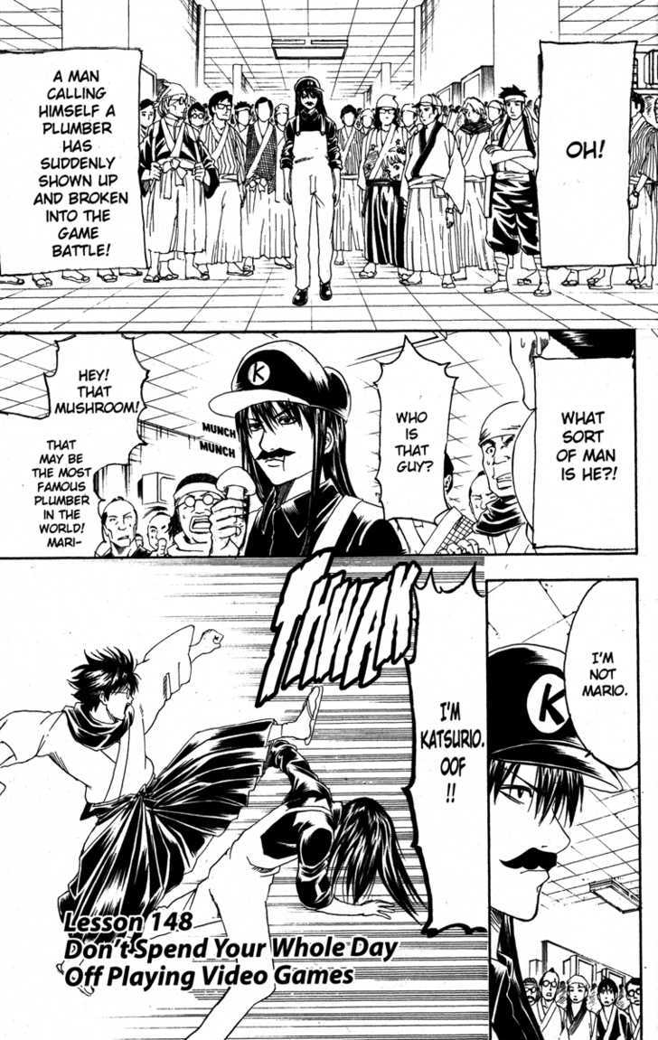 Gintama Chapter 148 : Don T Spend Your Whole Day Off Playing Video Games - Picture 1