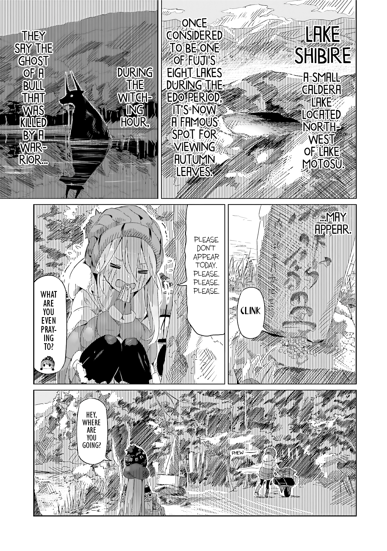 Yurucamp △ Vol.2 Chapter 11: Winter Camping And Lake Shibire - Picture 1