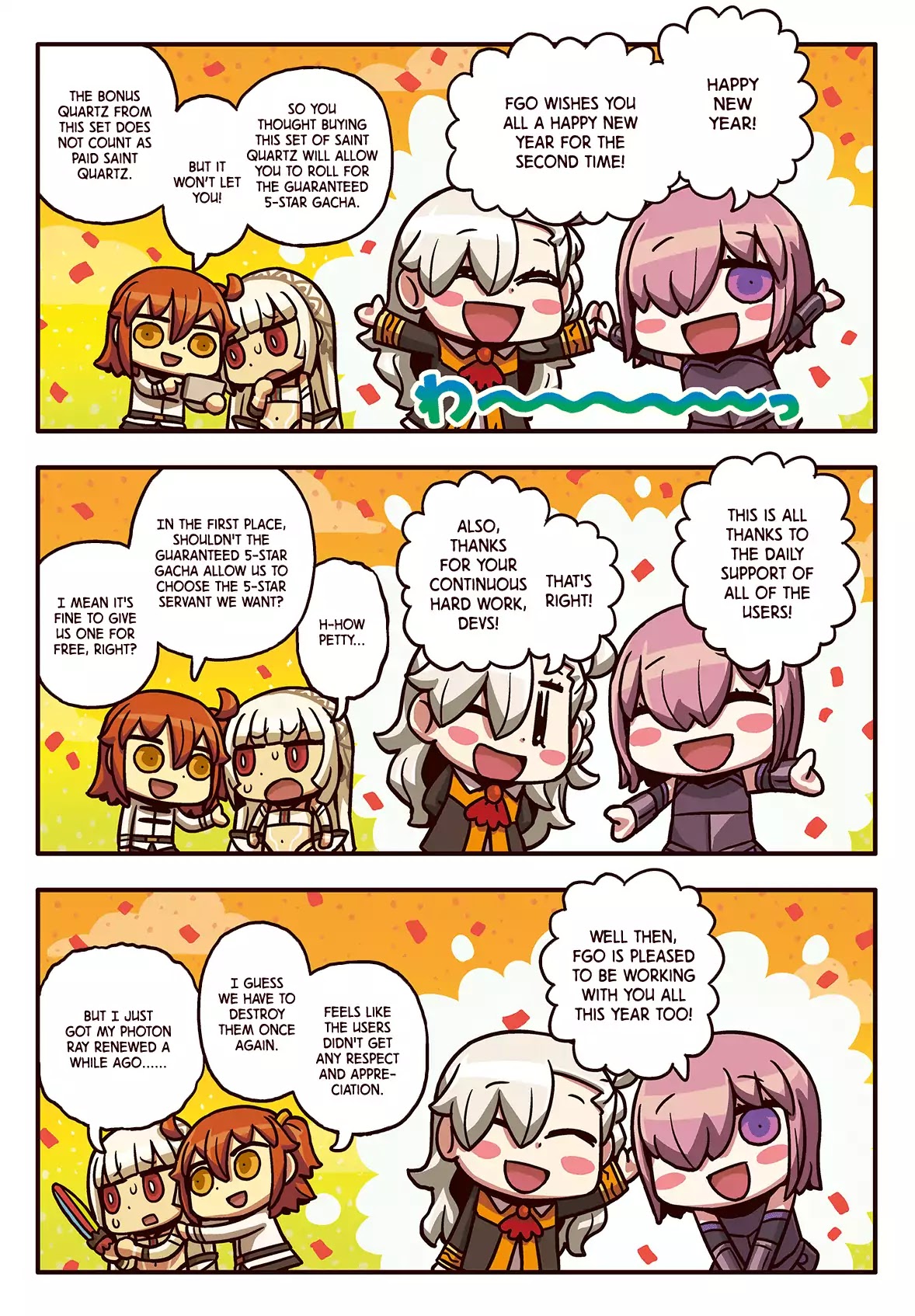 Manga De Wakaru! Fate/grand Order Chapter 71: Thank You Again This Year - Picture 1
