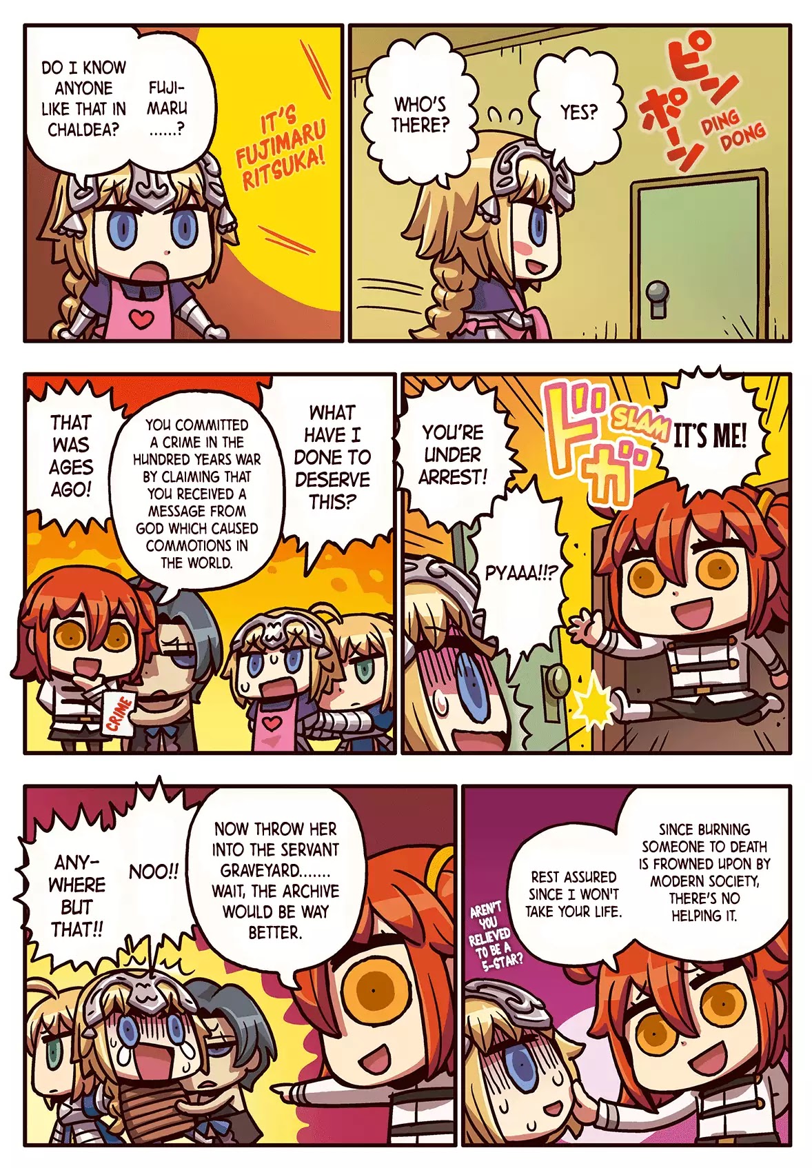Manga De Wakaru! Fate/grand Order Chapter 67: Transmissions From God - Picture 1