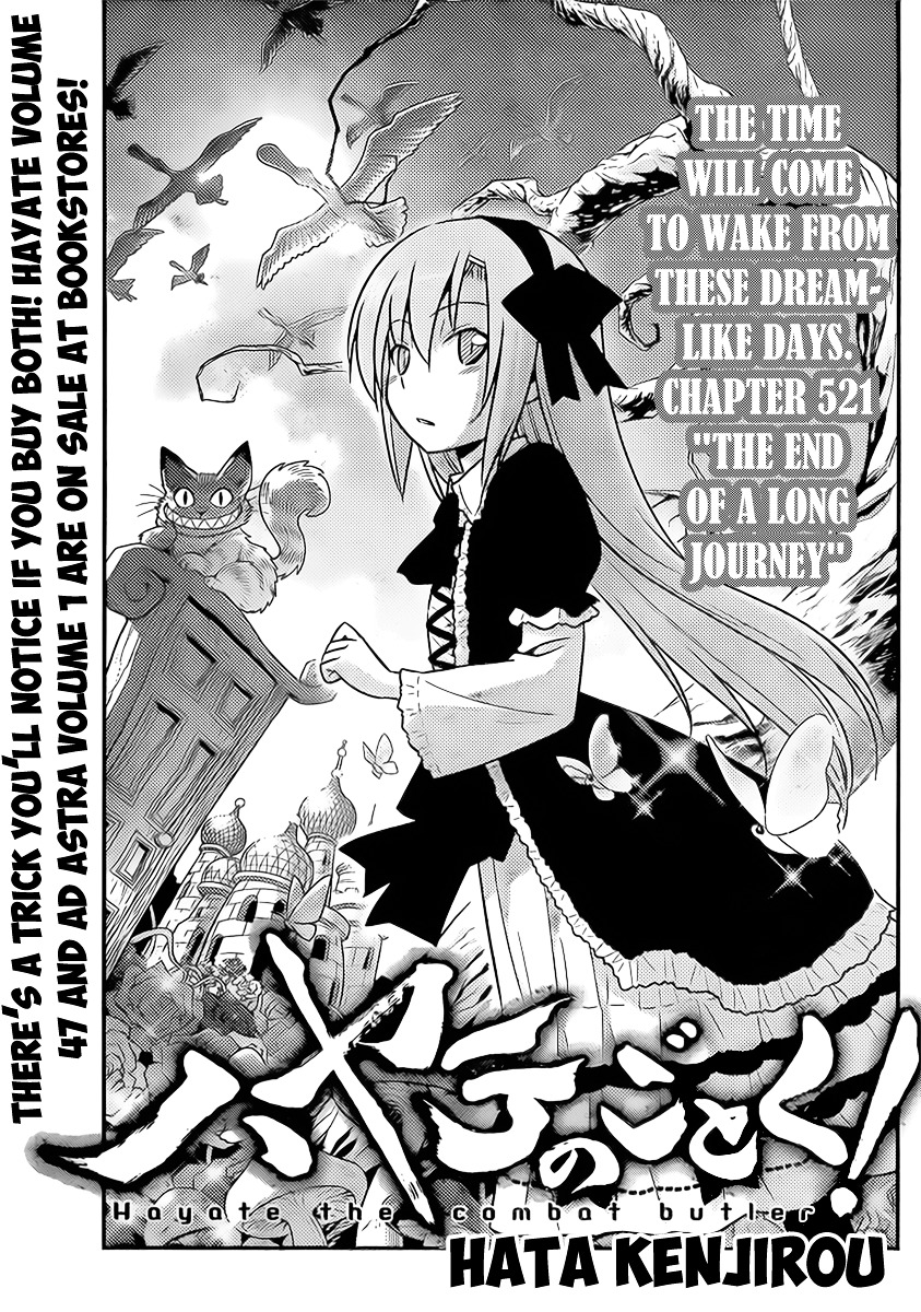 Hayate No Gotoku! Chapter 521 : The End Of A Long Journey - Picture 1